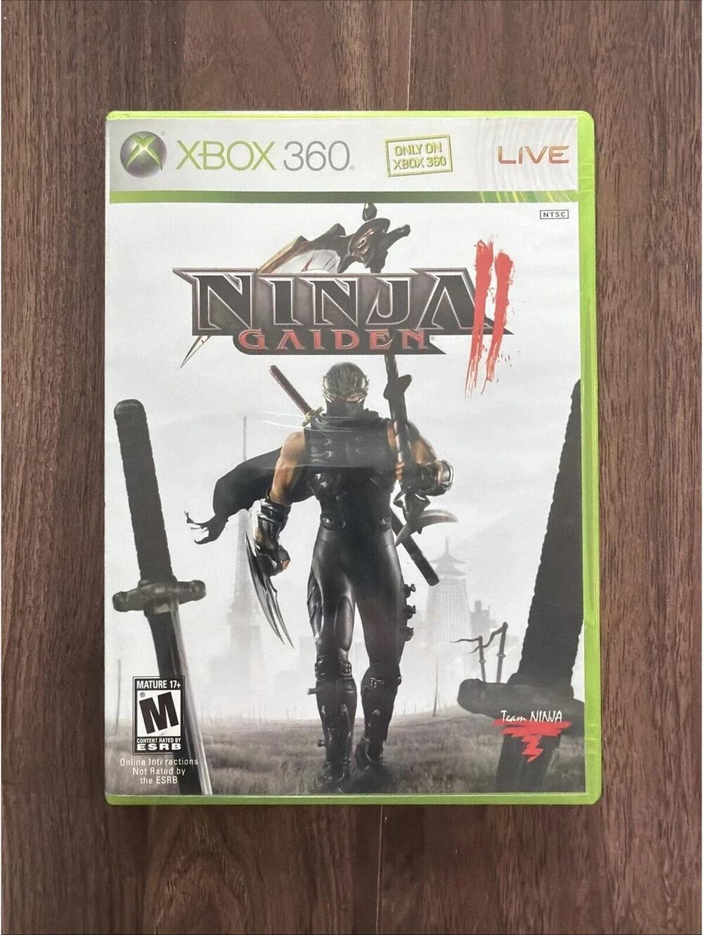 Replacement Case, Artwork & Manual Only Ninja Gaiden II Xbox 360